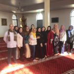 Grupo de LALMA celebrando a una nueva hermana en el islam, noviembre 2018.